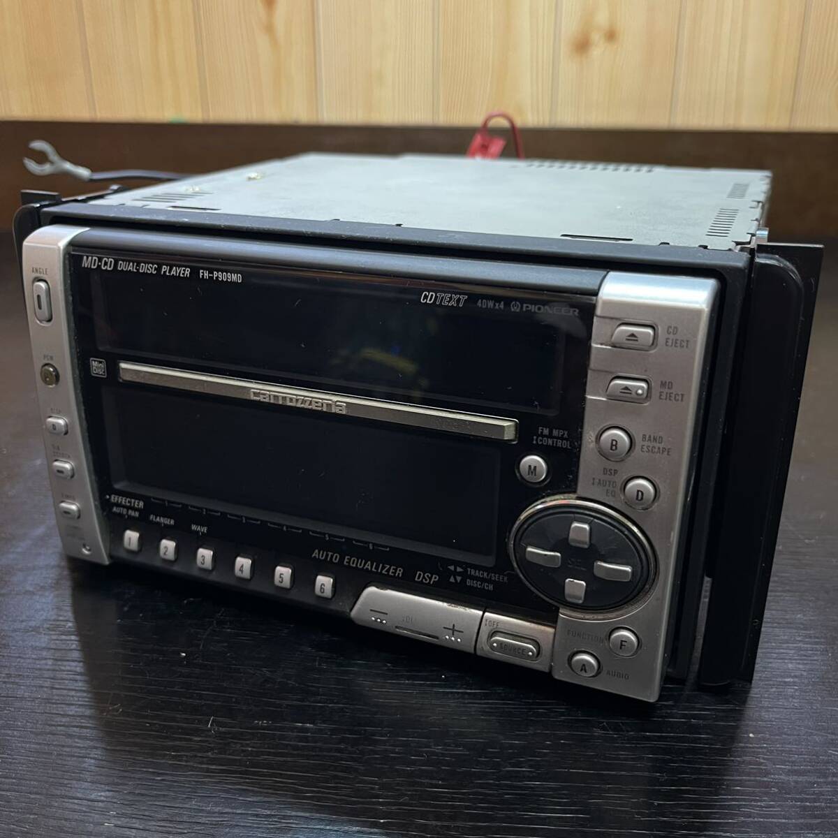 Carrozzeria メインユニット FH-P909MD カロッツェリア 2DIN IP-BUS対応 Pioneer MD/CD/FM/AM 貴重品 アンティーク 当時物の画像5