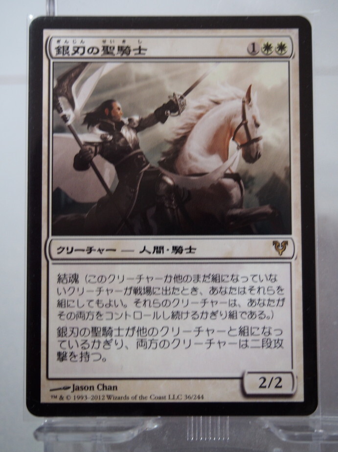 0256/銀刃の聖騎士/Silverblade Paladin/アヴァシンの帰還【通常版】/【日本語】_画像1