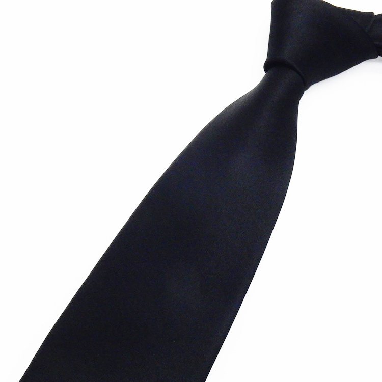  стильный формальный галстук чёрный одноцветный шелк 100%. тип * похороны *. другой тип OEKO-TEX/ eko Tec s почтовая доставка возможно FNT-STY01