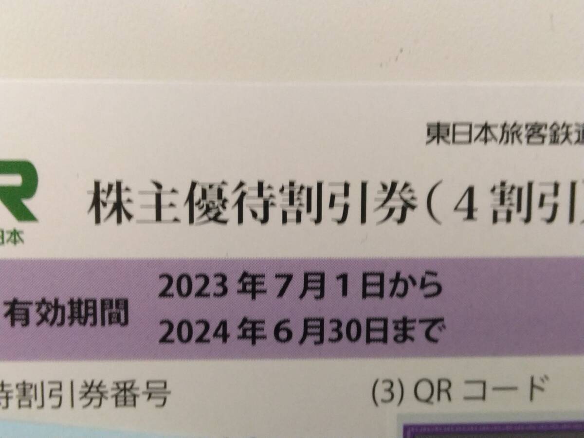 ◆◇#16783 JR東日本 株主優待 1枚 2024/6/30期限◇◆の画像2