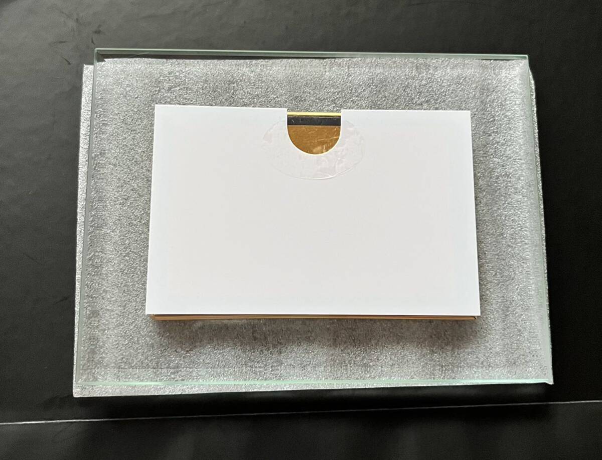 山佐 ニューパルサー純金製カード シリアルナンバー付き アクリルスタンド付き 美品の画像2
