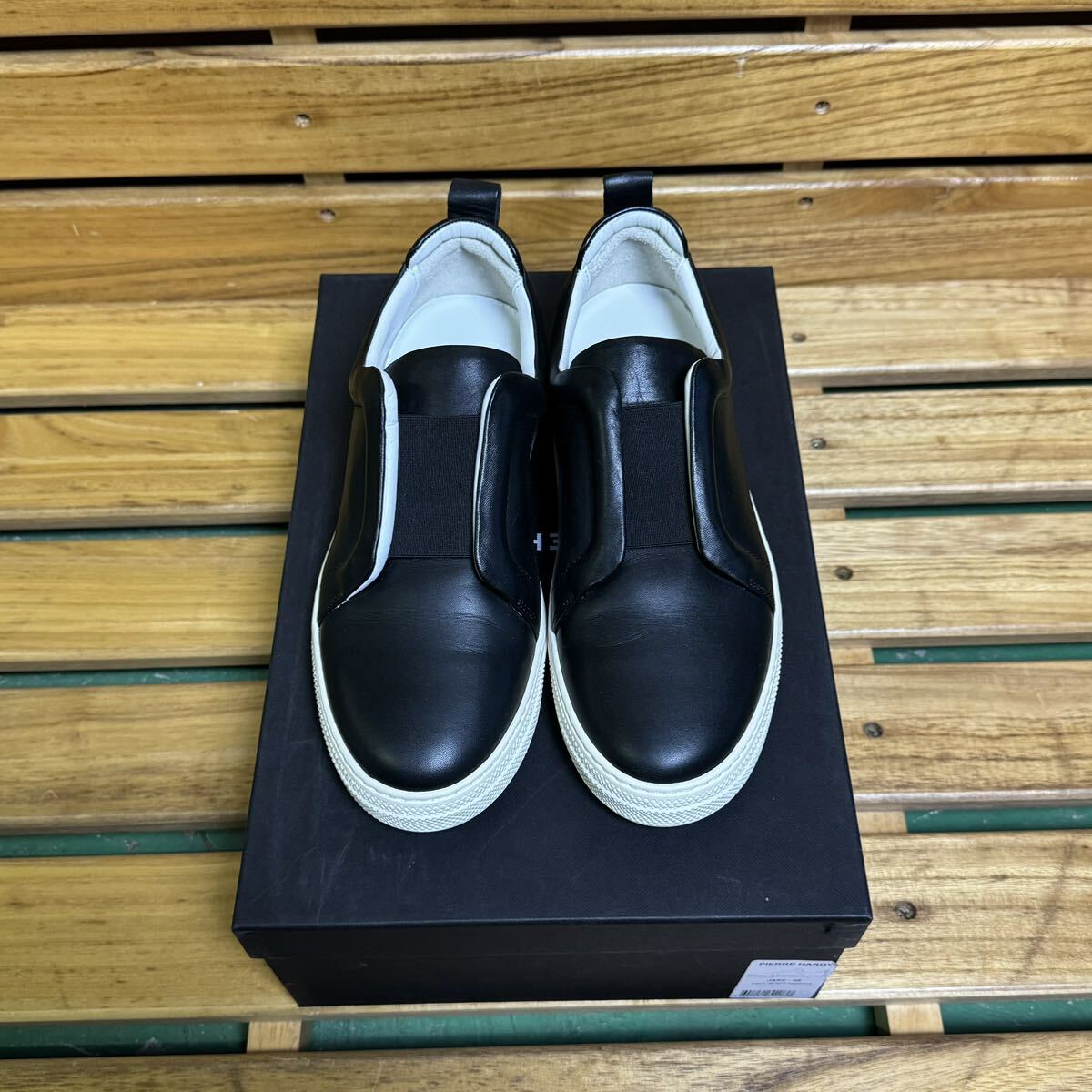 【PIERRE HARDY】 SLIDER CALF BLACK SIZE 39_画像4