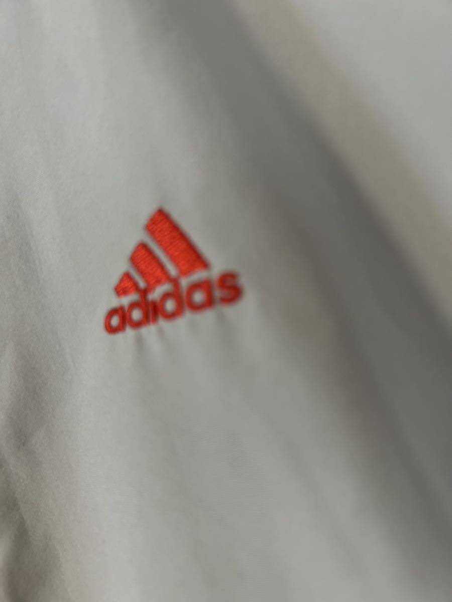 新品同様　adidas アディダス 裏メッシュ ポリエステル 100% ジップアップ ジャケット ブルゾン ウィンドブレーカー ジャンパー 女性　s_画像6