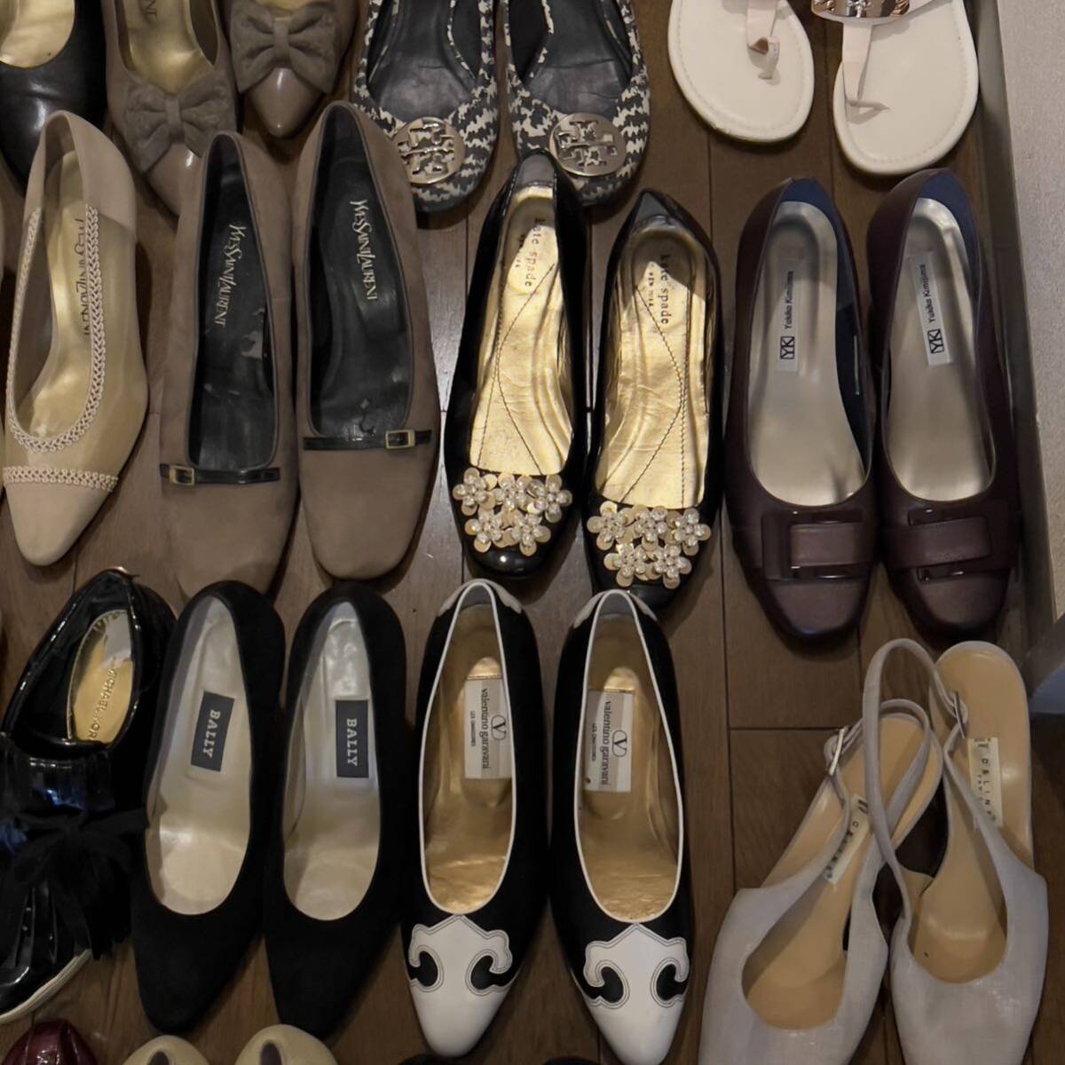 1 start set sale 30 pairs set brand shoes pumps sandals Ferragamo TORY BURCH MICHAEL KORS Chloe MIU MIU CELINE various Junk 