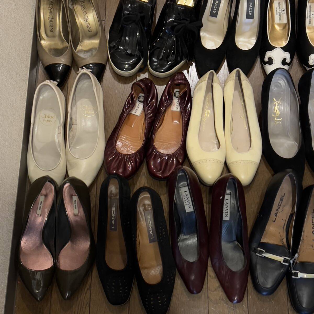 1 start set sale 30 pairs set brand shoes pumps sandals Ferragamo TORY BURCH MICHAEL KORS Chloe MIU MIU CELINE various Junk 