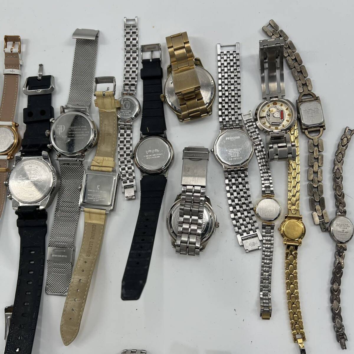 まとめ売り ファッション メーカー ブランド 腕時計 SWISS MILITARY GUESS FOSSIL MARSHAL D&G Nixon ELGIN agnes b. 色々 50本 ジャンク_画像7