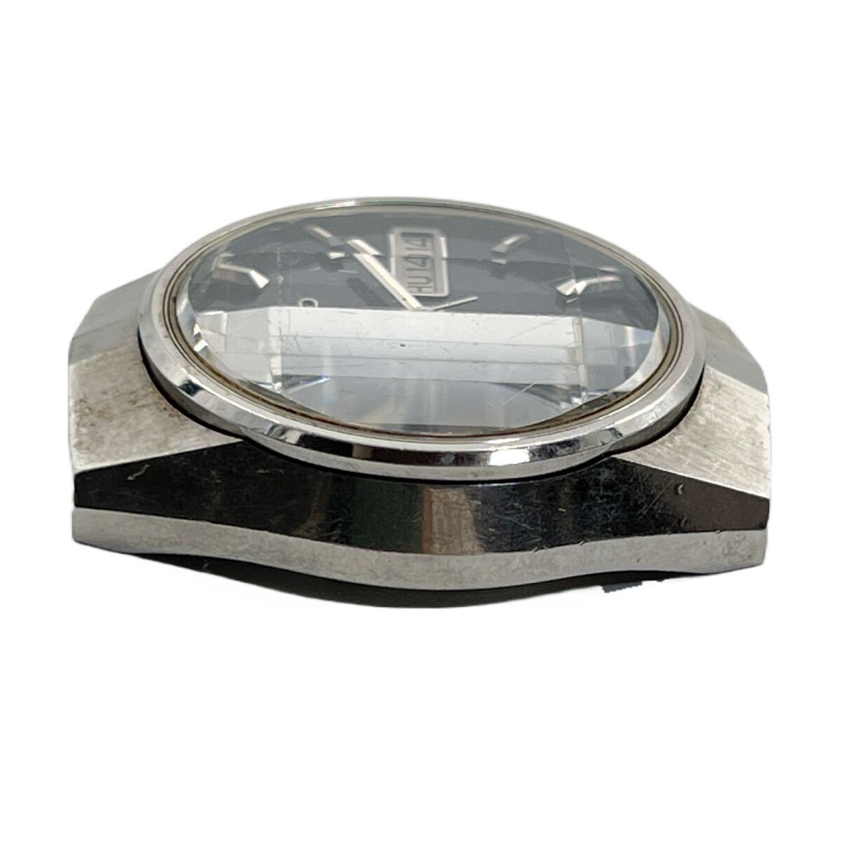 稼働 現状品 SEIKO LM セイコー ロードマチック 5216-7090 AT 自動巻 青文字盤 デイデイト スペシャル 25石 メンズ腕時計 カットガラス _画像3