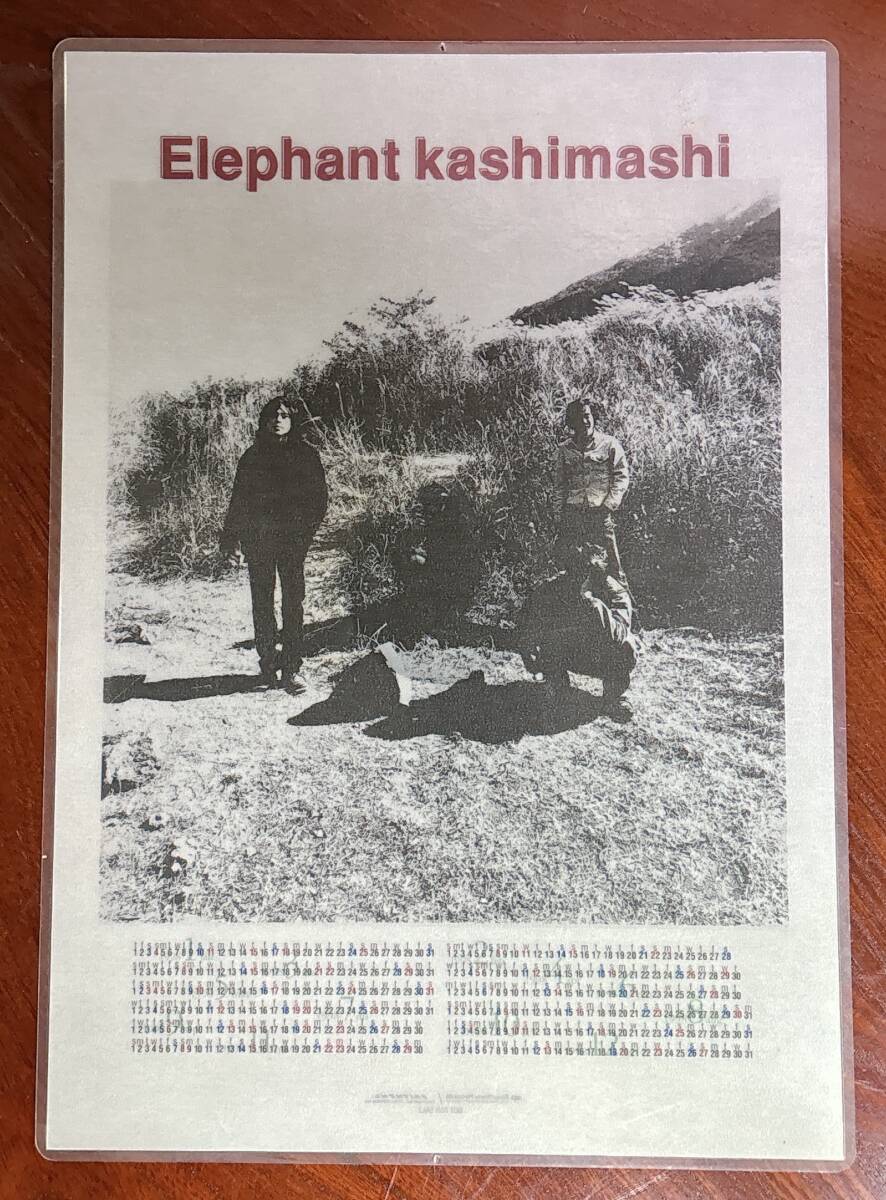 * Elephant kasimasi[NO MUSIC, NO LIFE.]1998 календарь A4 размер [ не продается ] tower запись распродажа .. для товары 