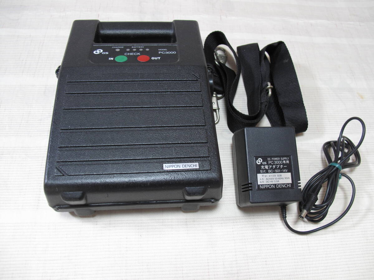 ☆　日本電池　　GS PC3000 充電　ジャンク　中古　☆_画像1