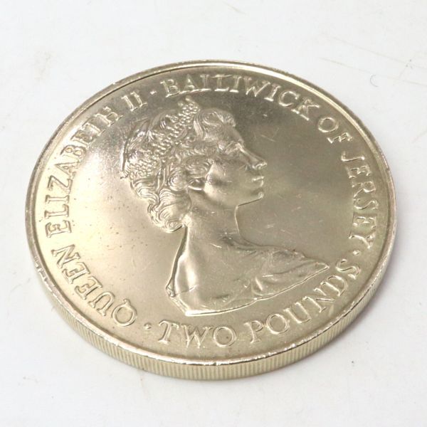 e3857【銀貨】イギリス銀貨　STATES OF JERSEY ROYAL WEDDING　1981年　28.01g_画像5
