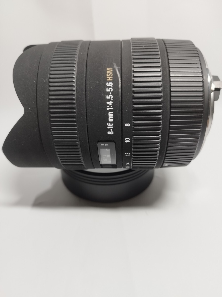 【動作確認済み】PENTAX用 SIGMA DC 広角レンズ 8−16ｍｍ F4.5−5.6 HSM レンズフード キャップ ソフトケース 付き デジタルカメラ の画像3