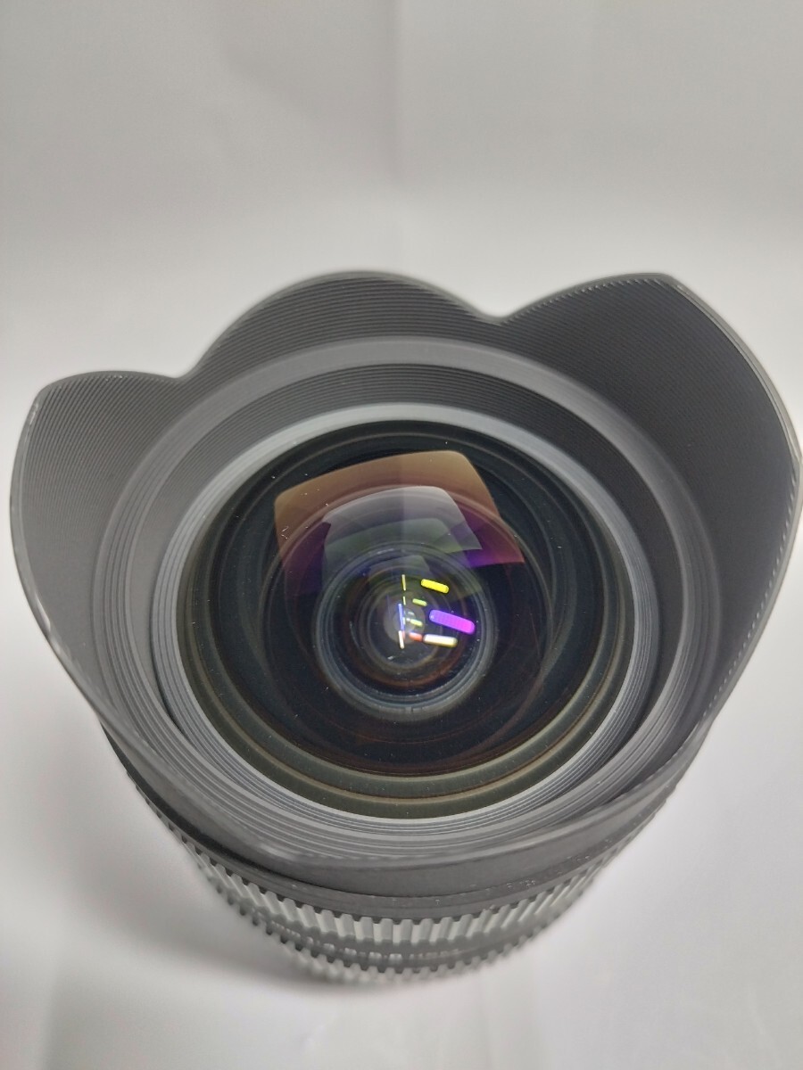 【動作確認済み】PENTAX用 SIGMA DC 広角レンズ 8−16ｍｍ F4.5−5.6 HSM レンズフード キャップ ソフトケース 付き デジタルカメラ の画像4