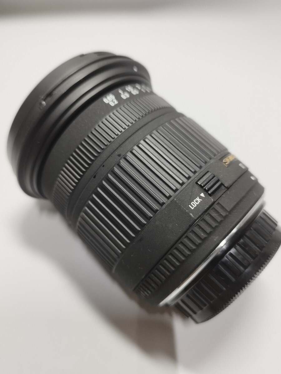 【動作確認済み】PENTAX用 シグマDC 17−70ｍｍ F2.8−4.5 レンズフード キャップ付き レンズ内チリあり デジタルカメラ_画像3