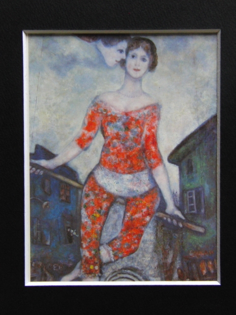  mark * car girl,[ Acroba to], rare large size book of paintings in print * frame ., made in Japan * new goods picture frame .. frame will do, condition excellent, free shipping 