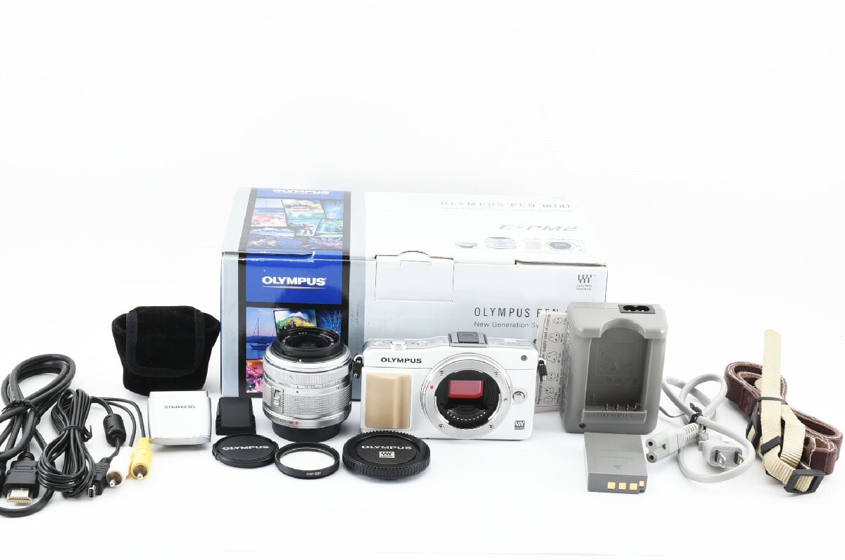 9411円 OLYMPUS PEN E-PM2 ホワイト 14-42mm IIR レンズキット 9411円 OLYMPUS PEN E-PM2 ホワイト 14-42mm IIR レンズキット