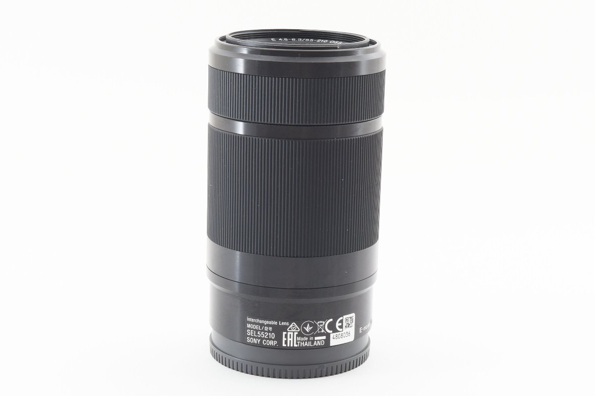 Sony SEL55210 55-210mm F/4.5-6.3 OSS Eマウント ブラック 望遠ズームレンズ 手ぶれ補正 [未使用に近い美品] レンズフード付き_画像9