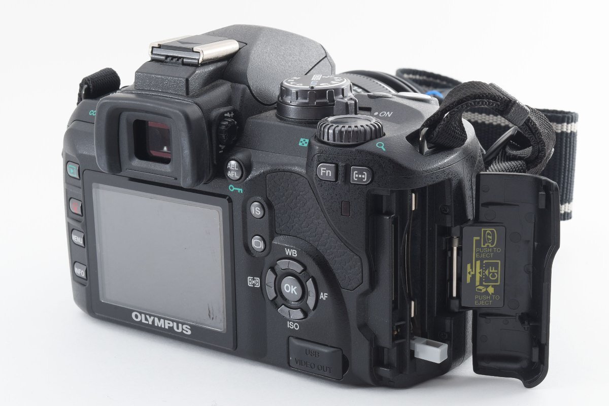 Olympus E-510 1000万画素 + 14-42mm / 40-150mm ダブルズームキット [美品] レンズフード CD-R 充電器 バッテリー 手ぶれ補正_画像4