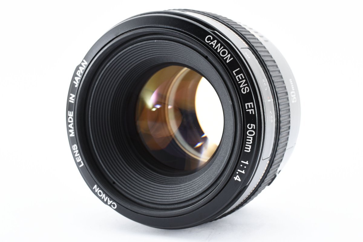 Canon EF 50mm F/1.4 USM ウルトラソニック [美品] 前後キャップ付き フルサイズ対応 標準レンズ_画像2