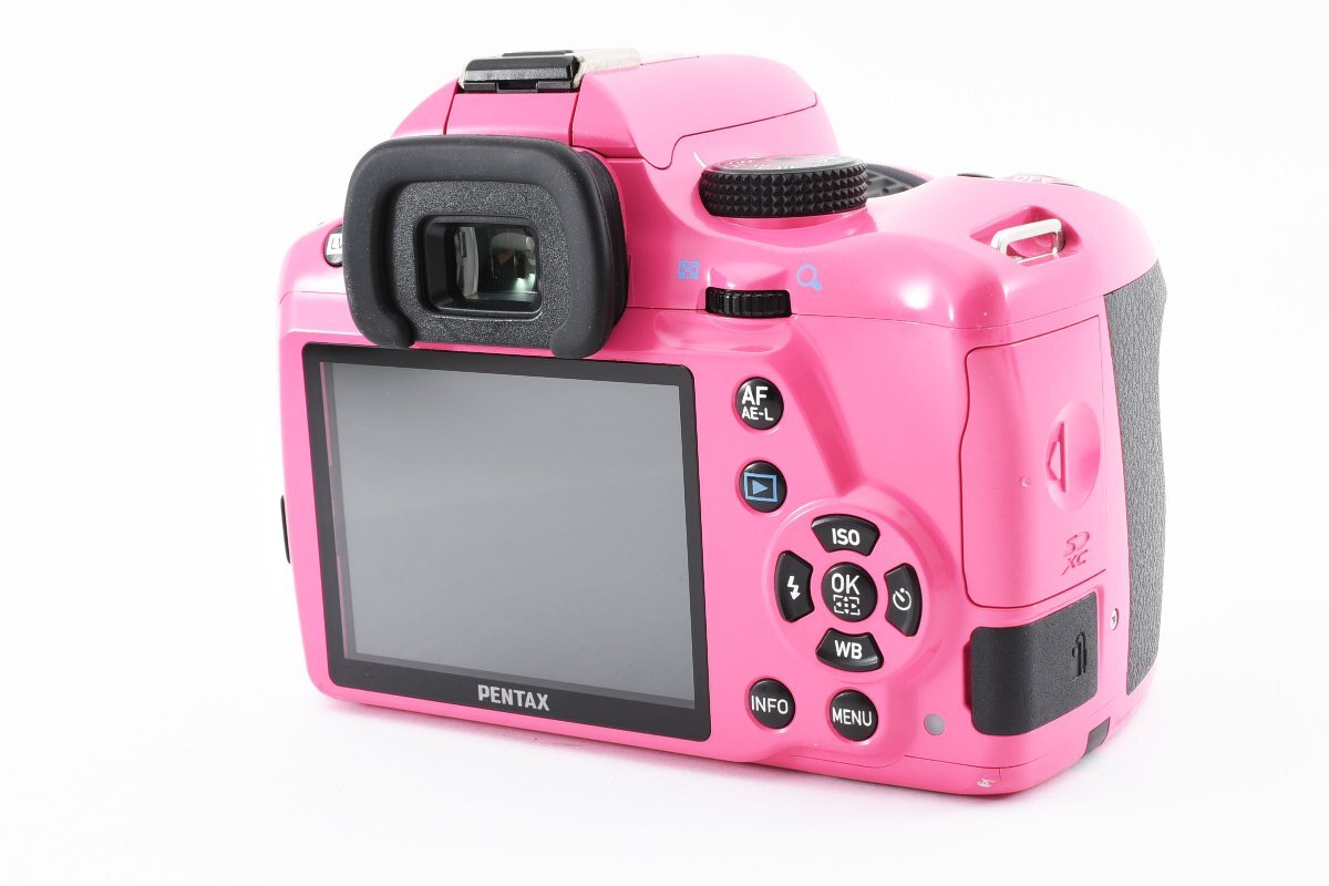 PENTAX K-50 1628万画素 ピンク + 18-55mm AL レンズキット [未使用に近い美品] 8GB SDカード ストラップ 充電器 バッテリー 手ぶれ補正_画像4