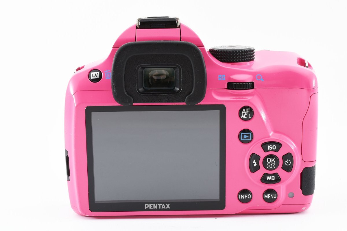 PENTAX K-50 1628万画素 ピンク + 18-55mm AL レンズキット [未使用に近い美品] 8GB SDカード ストラップ 充電器 バッテリー 手ぶれ補正_画像5