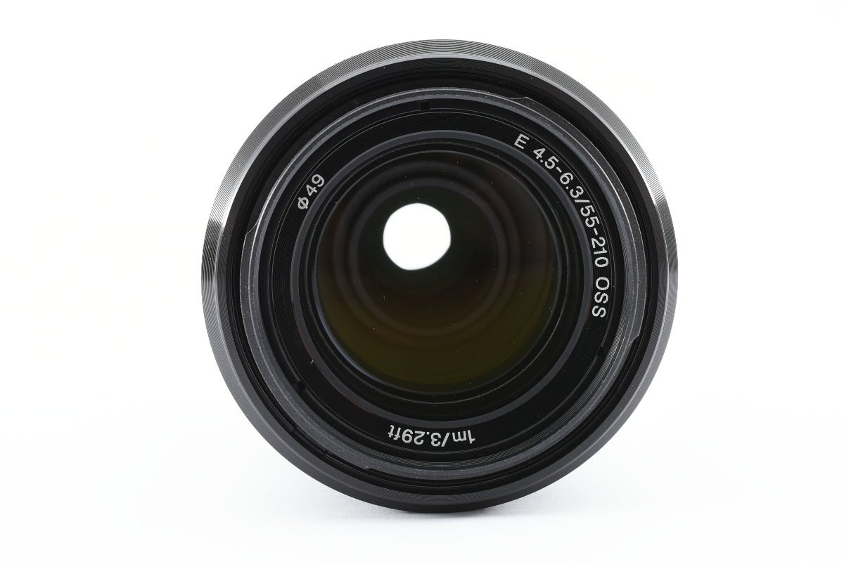 Sony SEL55210 55-210mm F/4.5-6.3 OSS ブラック Eマウント [未使用に近い美品] レンズフード付き 望遠ズームレンズ 手ぶれ補正_画像3