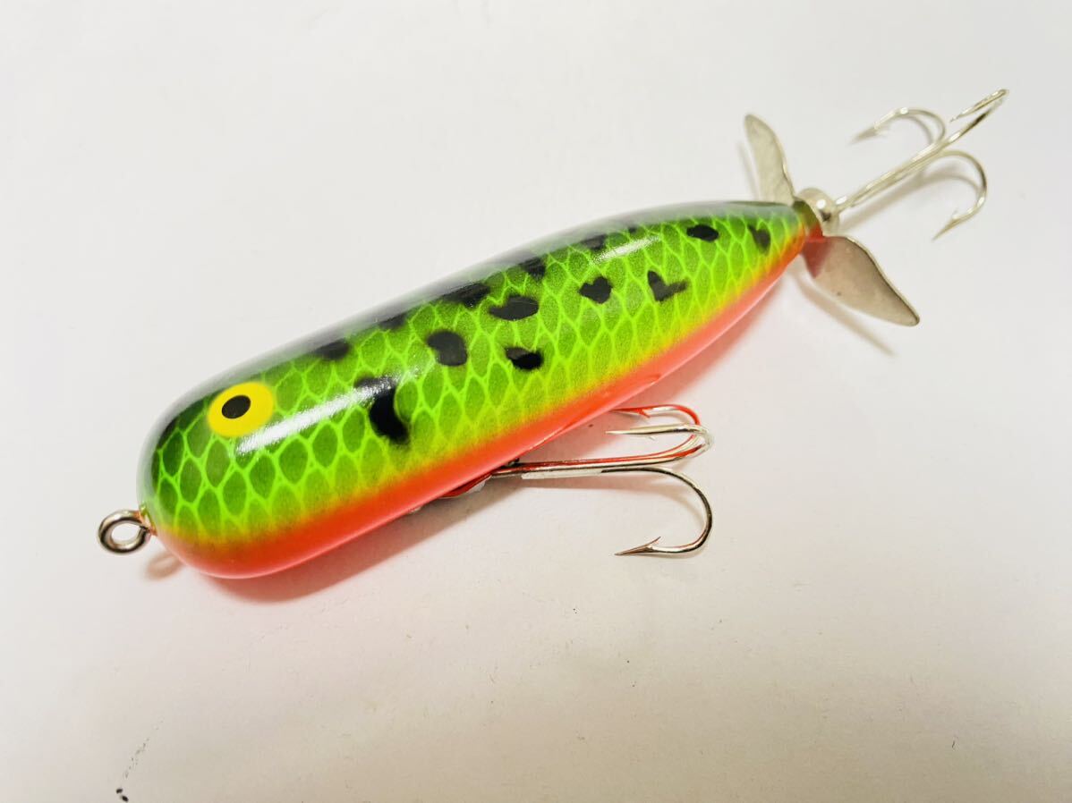 マグナムトーピード　横割れ　ダイリツ？　ヘドン　HEDDON　シーバス　ソルト　ヒロ内藤　当時モノ　アメリカンルアー　マグトー　②