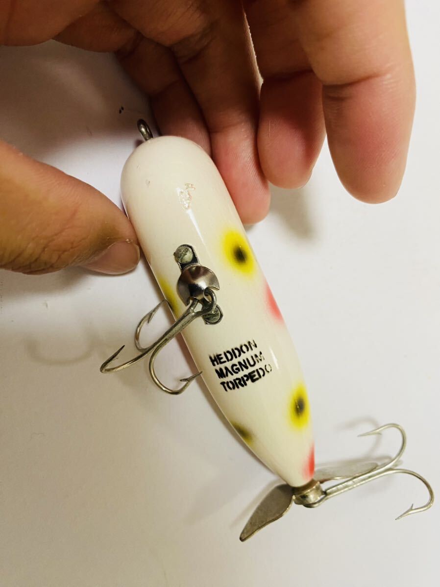 マグナムトーピード　横割れ　ダイリツ？　ヘドン　HEDDON　シーバス　ソルト　ヒロ内藤　当時モノ　アメリカンルアー　マグトー　⑤_画像4