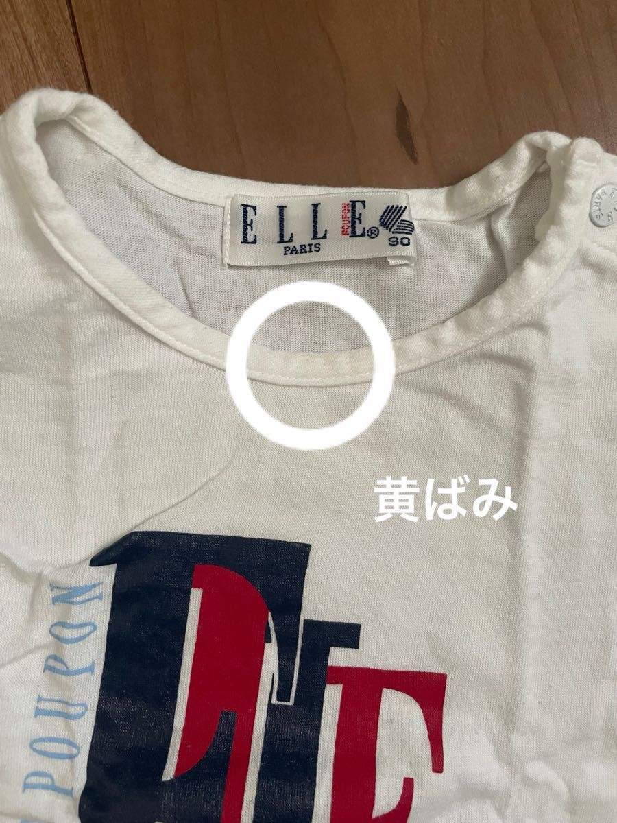 《ELLE》90cm Tシャツ ショートパンツ ナップサック セット