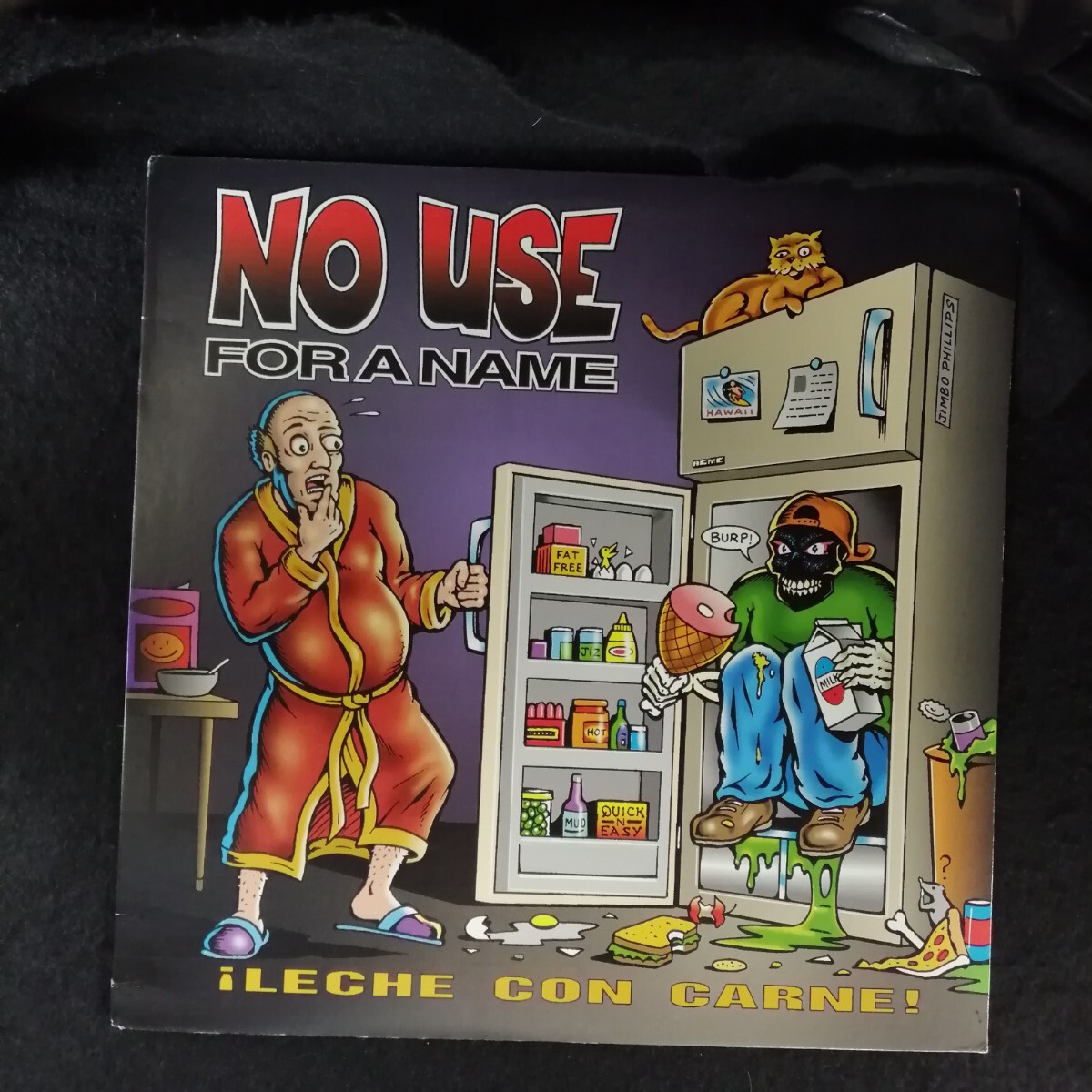 D04 中古LP 中古レコード NO USE FOR A NAME !leche con carne! US盤 FAT522-1 ノーユースフォーアネームの画像1