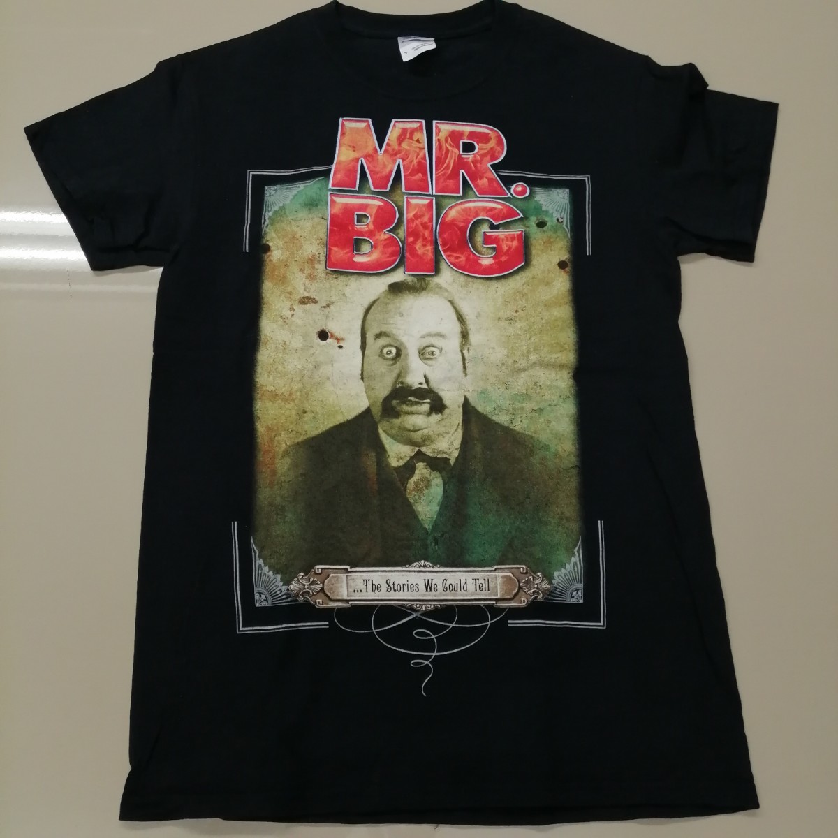 C09 バンドTシャツ MR. BIG the stories we xould tell japan tour 2014 ミスタービッグの画像1