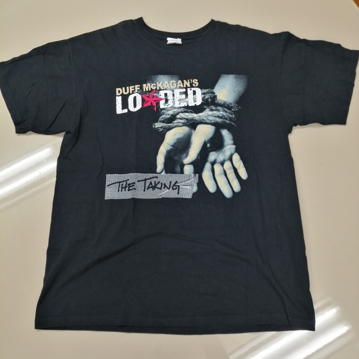 D04 バンドTシャツ ダフマッケイガン DUFF McKAGAN'S LODED the taking ガンズアンドローゼズ GUNS N ROSES の画像1