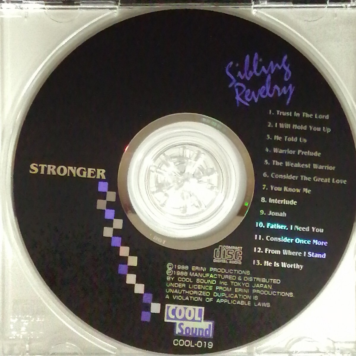 D04 中古CD　シブリングリヴルリー　SIBLING REVLRY stronger COOL-019 世界初CD化　ビルキャントス　BILL CANTOS スムースジャズ　AOR _画像7