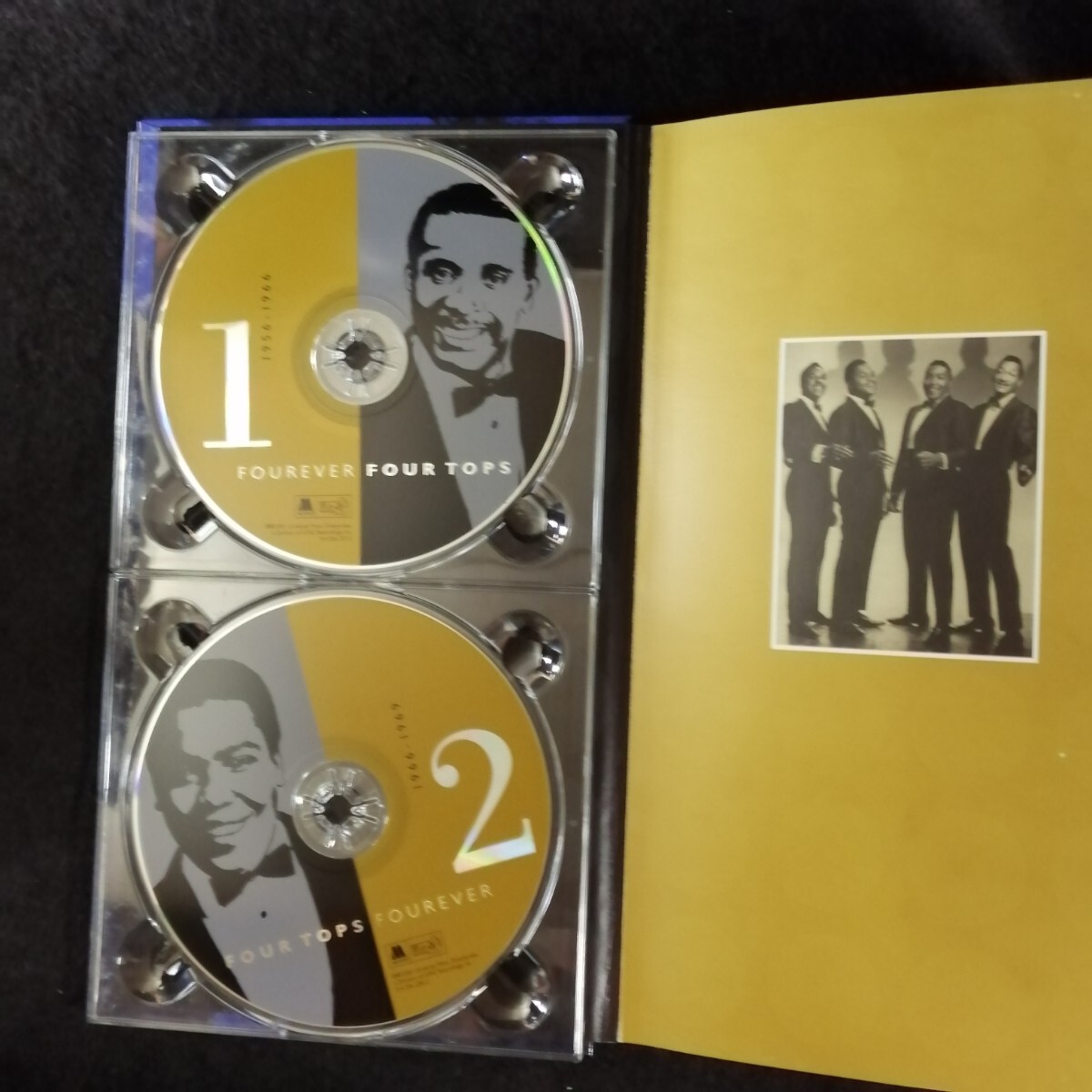 D04 中古CD フォートップス FOUR TOPS fourever 4CD 1956~1992 ベスト motown の画像2
