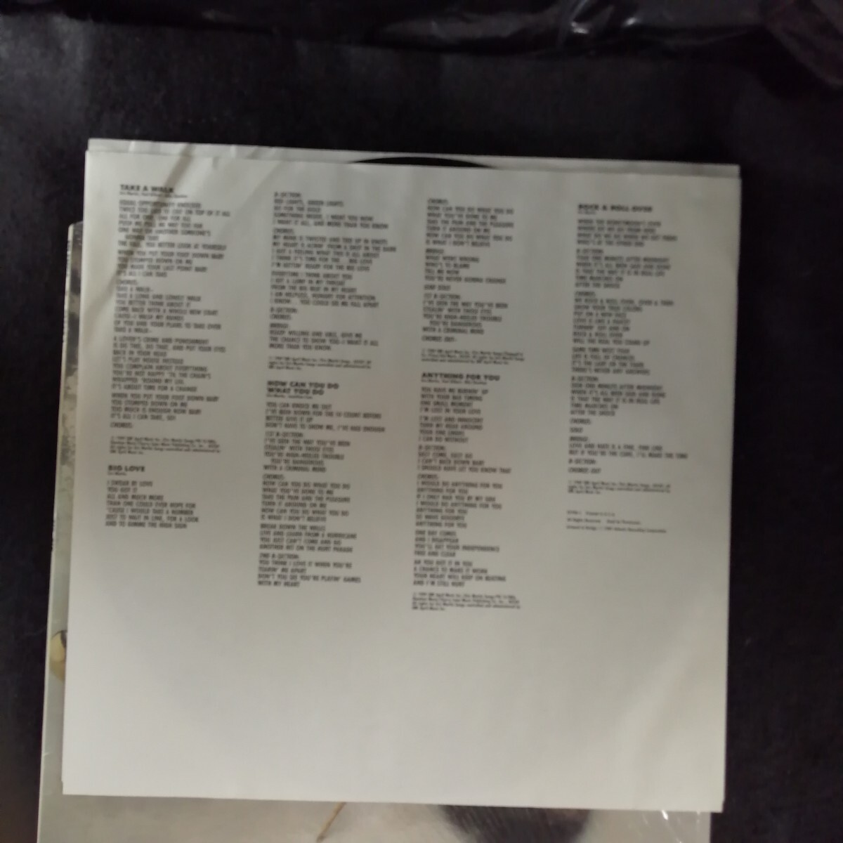 D04 中古LP 中古レコード MR.BIG s/t US盤 7 81990-1 シュリンク、ハイプシール有 BILLY SHEEHAN PT TORPEY PAUL GILBERT ERIC MARTINの画像4