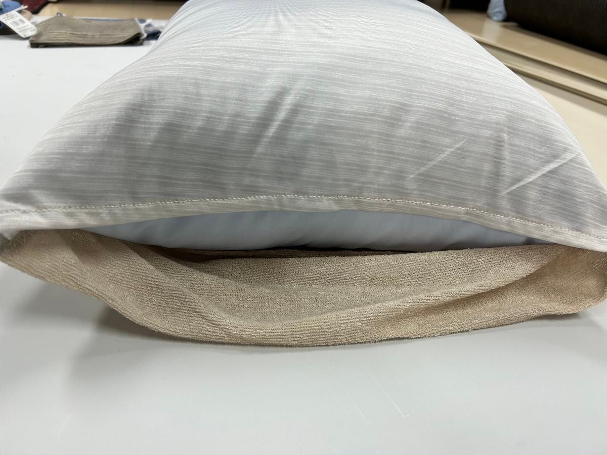 2枚組 冷感 春素材 リバーシブル ピロケース 43×63 ピロパッド 洗い替え 枕 枕カバー ハンガー付き