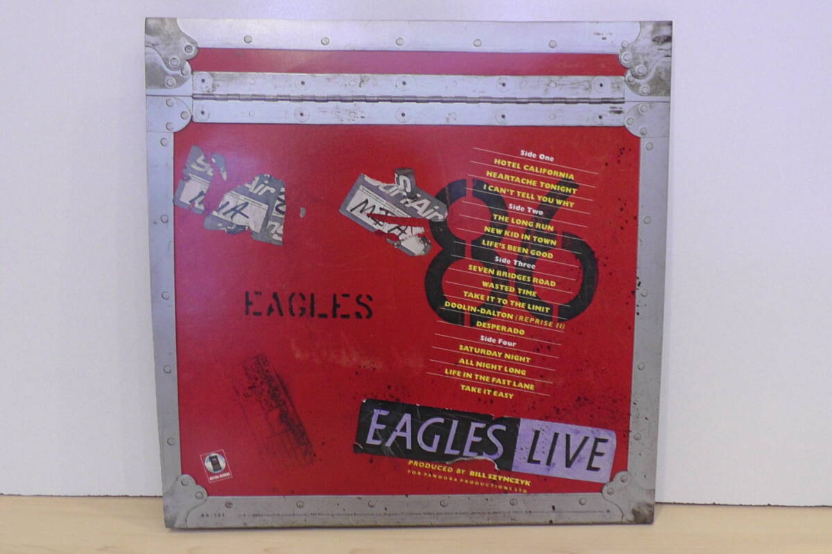  obi attaching LP record Eagle sEAGLES* Live both sides color poster attaching 