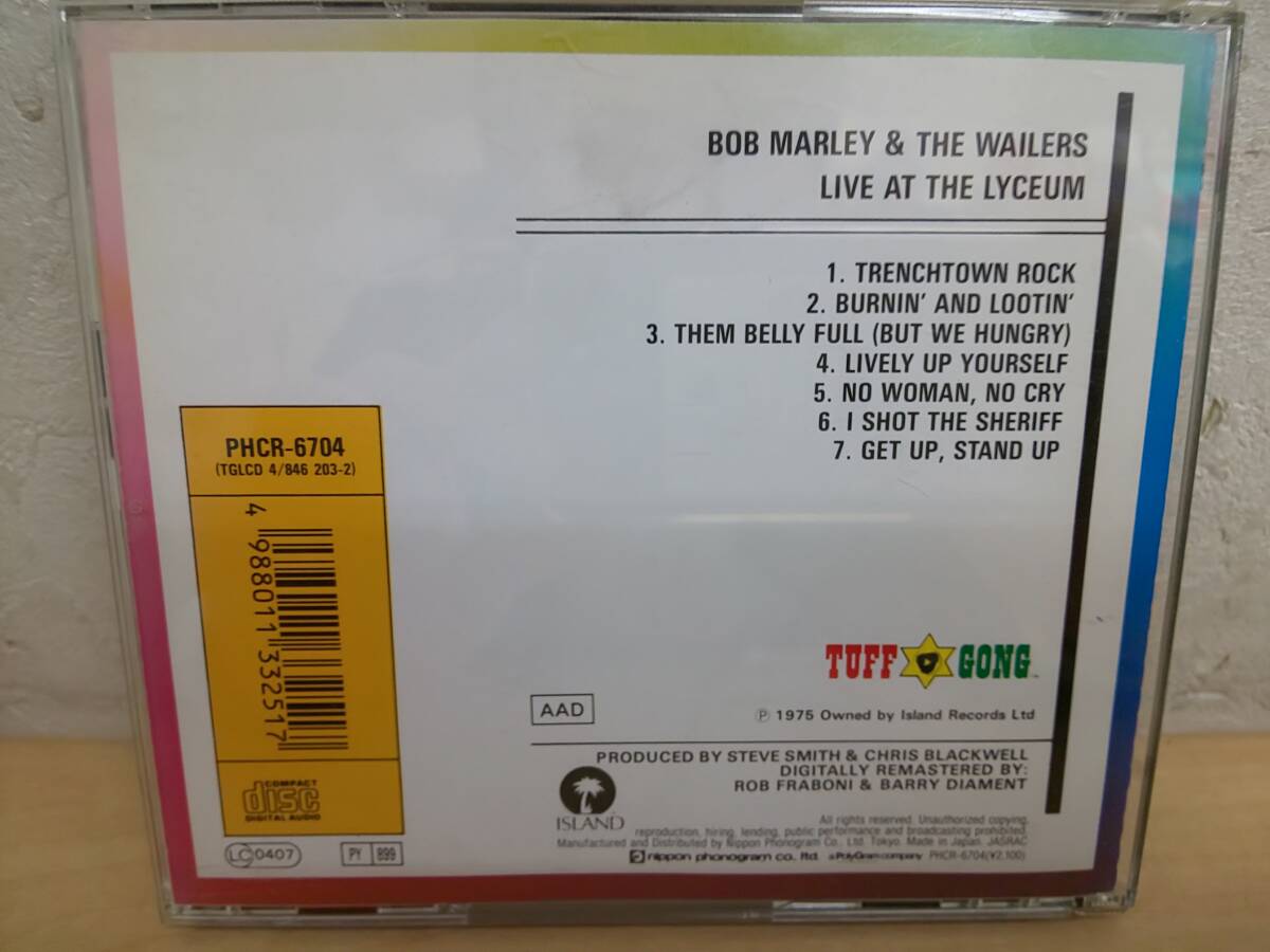 54514◆CD Bob Marley And The Wailers Live!の画像2