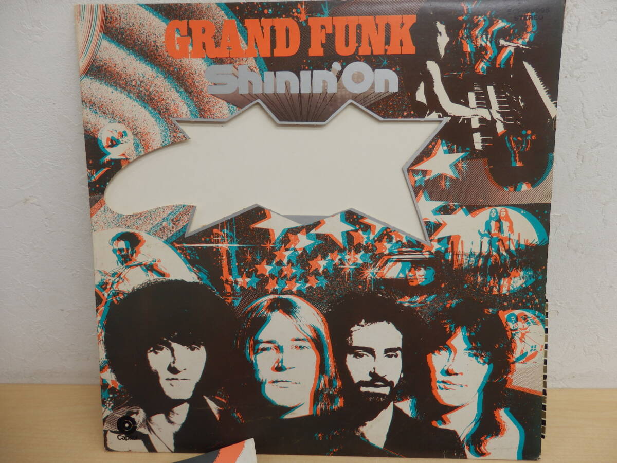 【55633C】◆中古　レトロ　LP　レコード　GRAND　FUNK　Shinin　On　ジャンク扱い_画像2