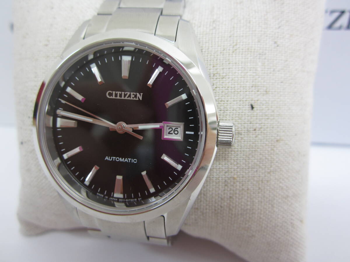 55641◆極美品 CITIZEN シチズンコレクション メカニカル クラシカルライン NB1050-59E 自動巻 腕時計の画像2