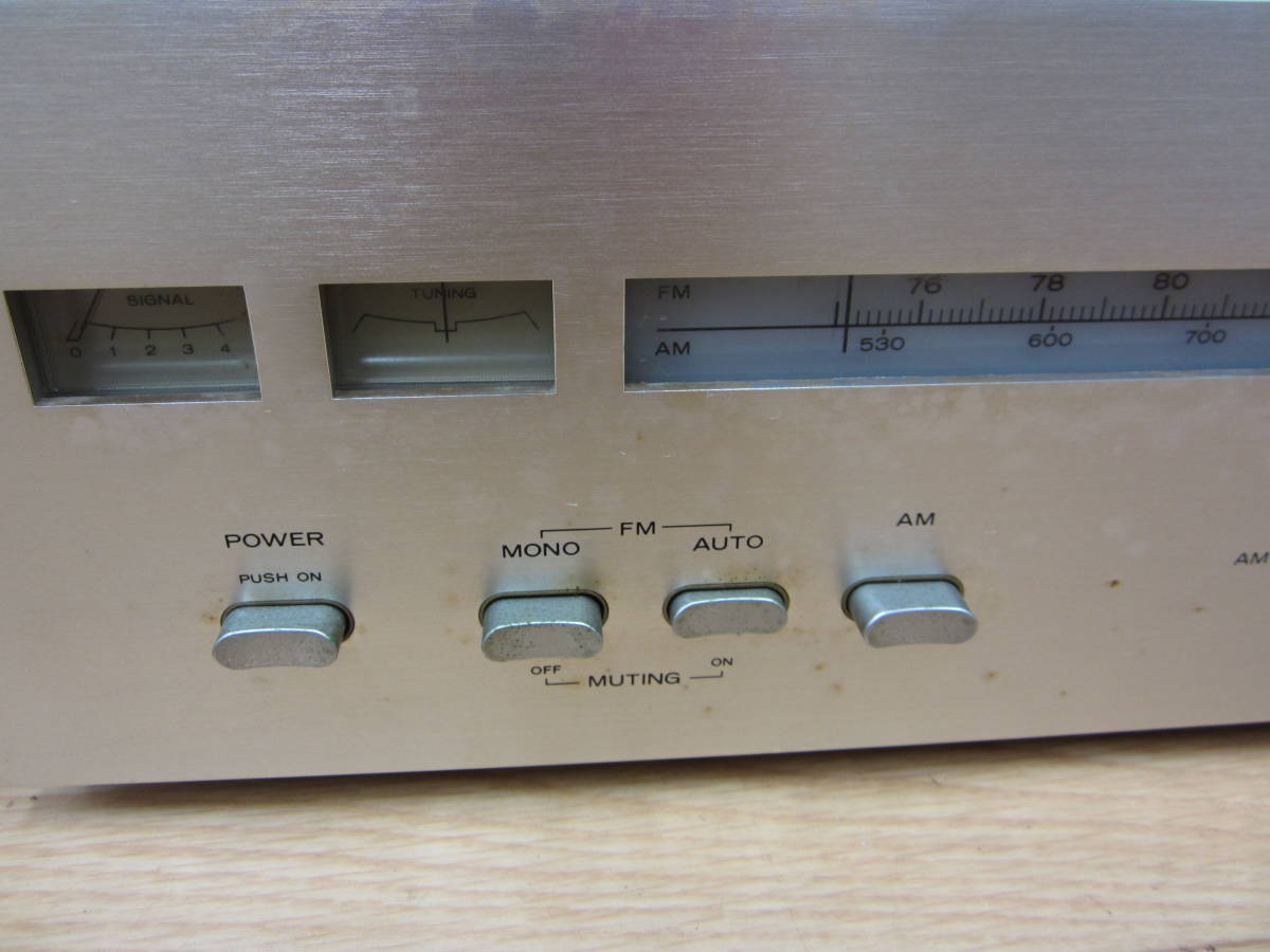 【45149】◆通電確認のみ DIATONE ダイアトーン AM FM ステレオチューナー DA-F450 ジャンク扱い オーディオの画像3