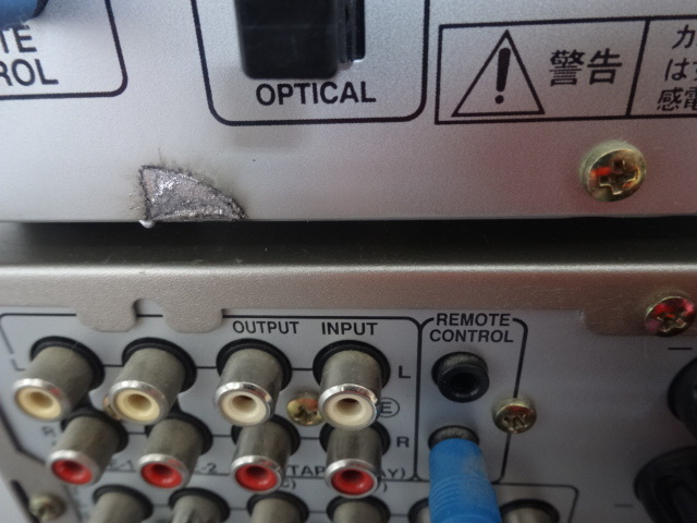 8690★ ONKYO C-705 A-909 CDデッキ システムコンポ 通電確認のみ 他未確認の画像9