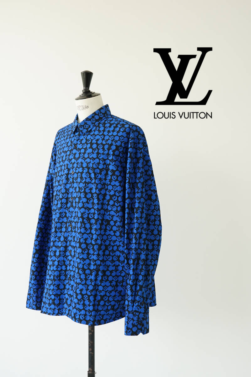 2019AW LOUIS VUITTON ルイヴィトン パーフォレーテッド モノグラムパターンDNA シャツ sizeXXL RM192M ORS HHS20W 0412264 _画像1