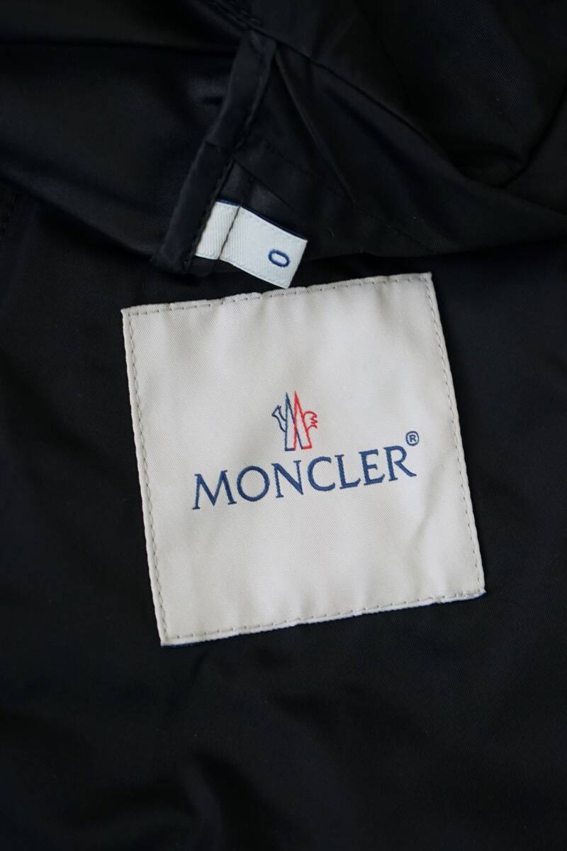 2021SS MONCLER TOURGEVILLE モンクレール スモールロゴ スプリング ナイロン コート size 0 　0211025_画像8