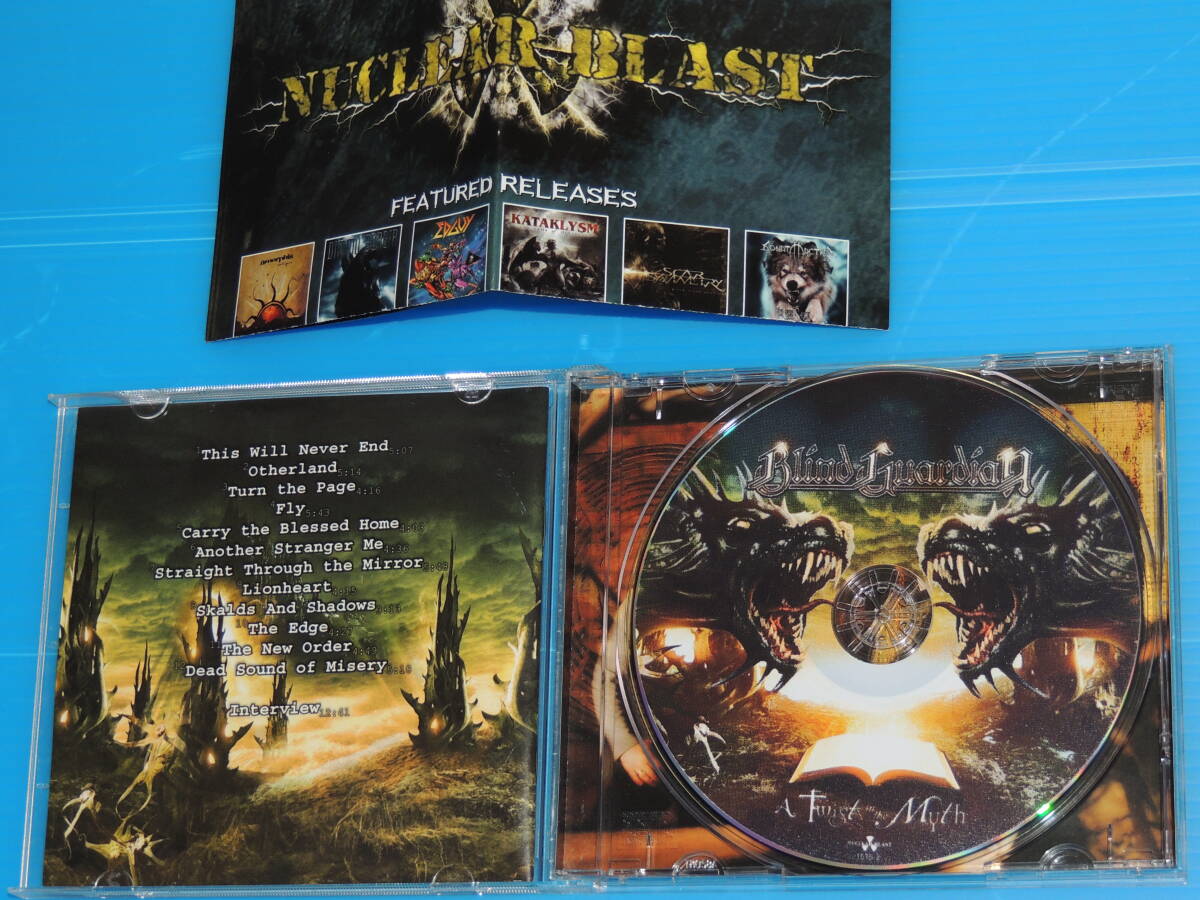 Used CD 輸入盤 ブラインド・ガーディアン BLIND GUARDIAN『ア・トゥイスト・イン・ザ・ミス』- A Twist in the Myth(2006年) 全12曲US盤_画像3