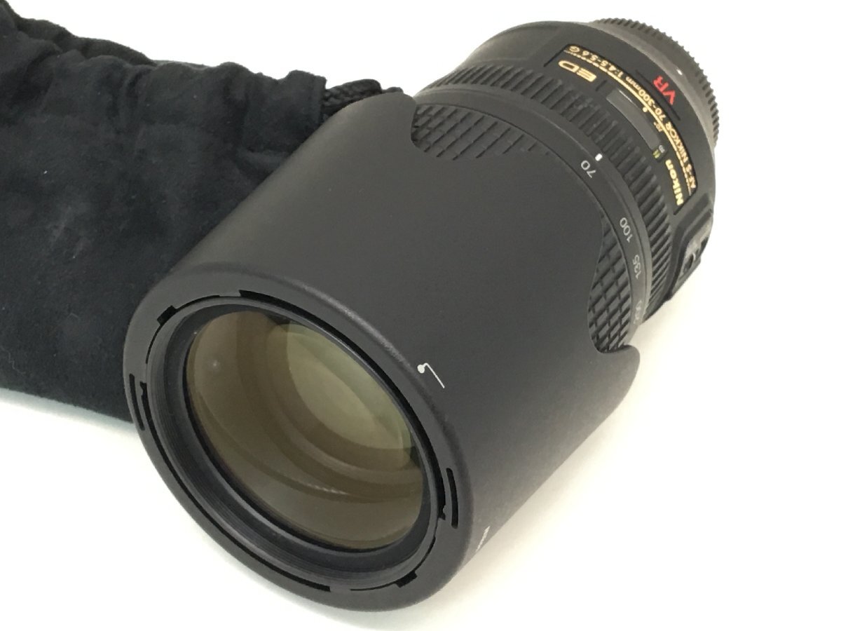 Nikon AF-S NIKKOR 70-300ｍｍ 1:4.5-5.6 G ED 一眼レフカメラ用レンズ レンズフード付き ジャンク 中古【UW040063】_画像1