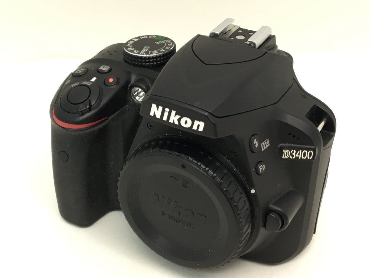 Nikon D3400 デジタル一眼レフカメラ ボディのみ 通電確認済み ジャンク 中古【UW040051】_画像1