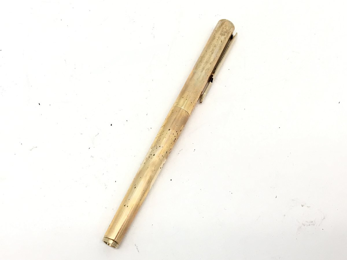 パーカー 万年筆 ペン先 12K GOLD FILLED CAP & BARREL U.S.A ゴールド 筆記未確認 現状渡し 中古【UW040076】_画像6