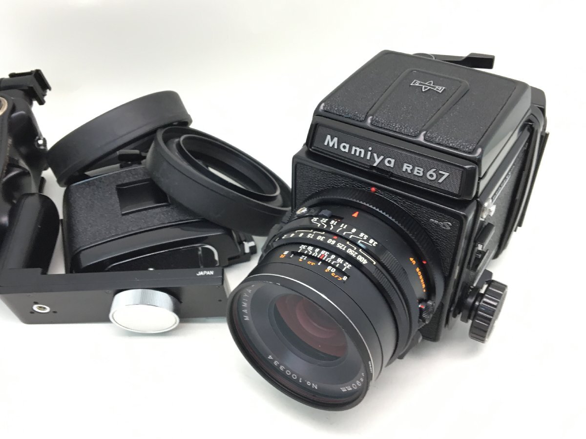 Mamiya RB67 PROFESSIONAL S/SEKOR C 1:3.8 f=90mm 中判カメラ 付属品付き ジャンク 中古【UW040174】の画像1