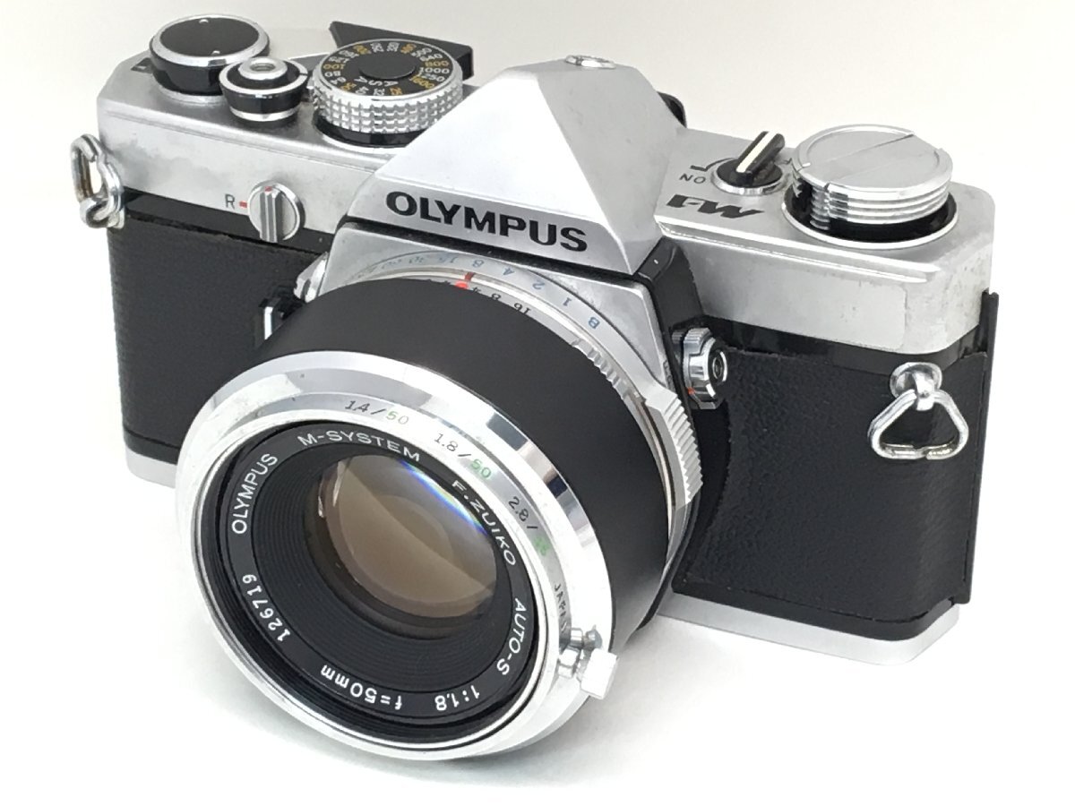 OLYMPUS M-1/M-SYSTEM F.ZUIKO AUTO-S 1:1.8 50mm 一眼レフカメラ ジャンク 中古【UW040189】_画像1