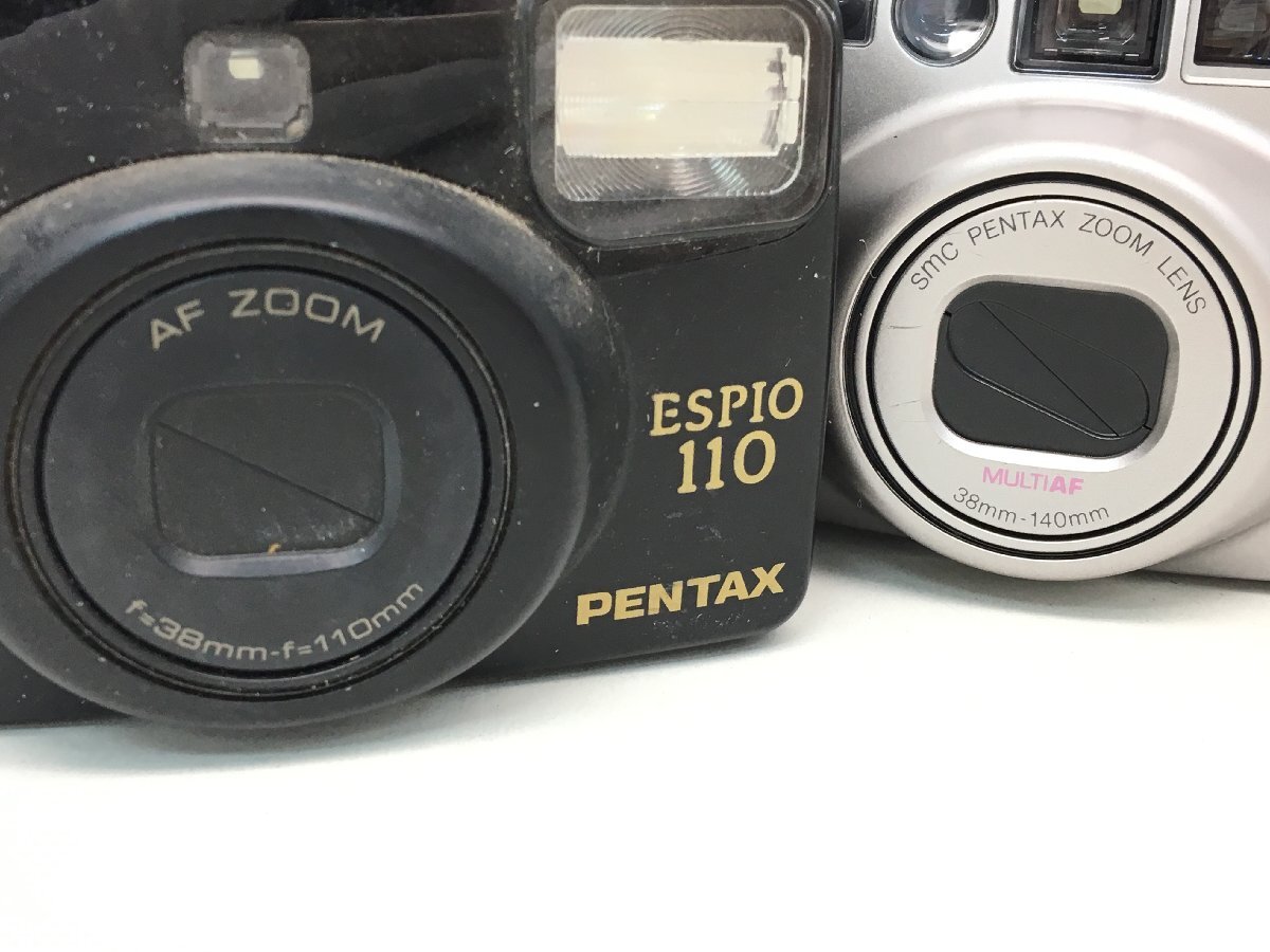 PENTAX ESPIO 110 / 140 コンパクトカメラ 2点 まとめ ジャンク 中古【UW040226】_画像2